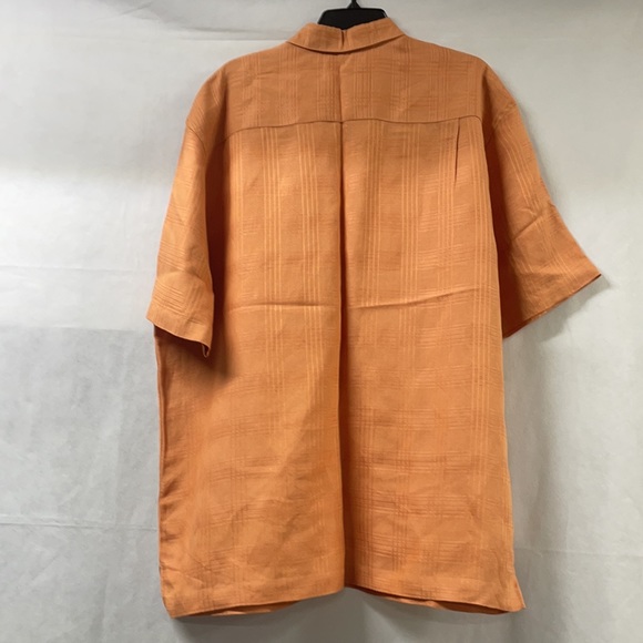 Havanera Co. Men's Orange Casual Button Down Shirt - Picture 7 of 7